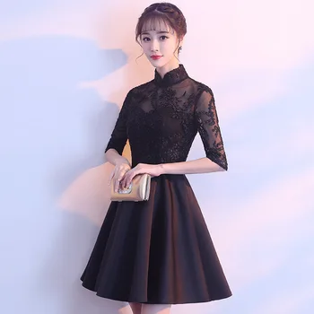 

Oriental Womens Evening Cheongsam Wedding Party Dress Traditional Chinese Style Elegant Qipao Long Gowns Retro Vestido S-XXXL
