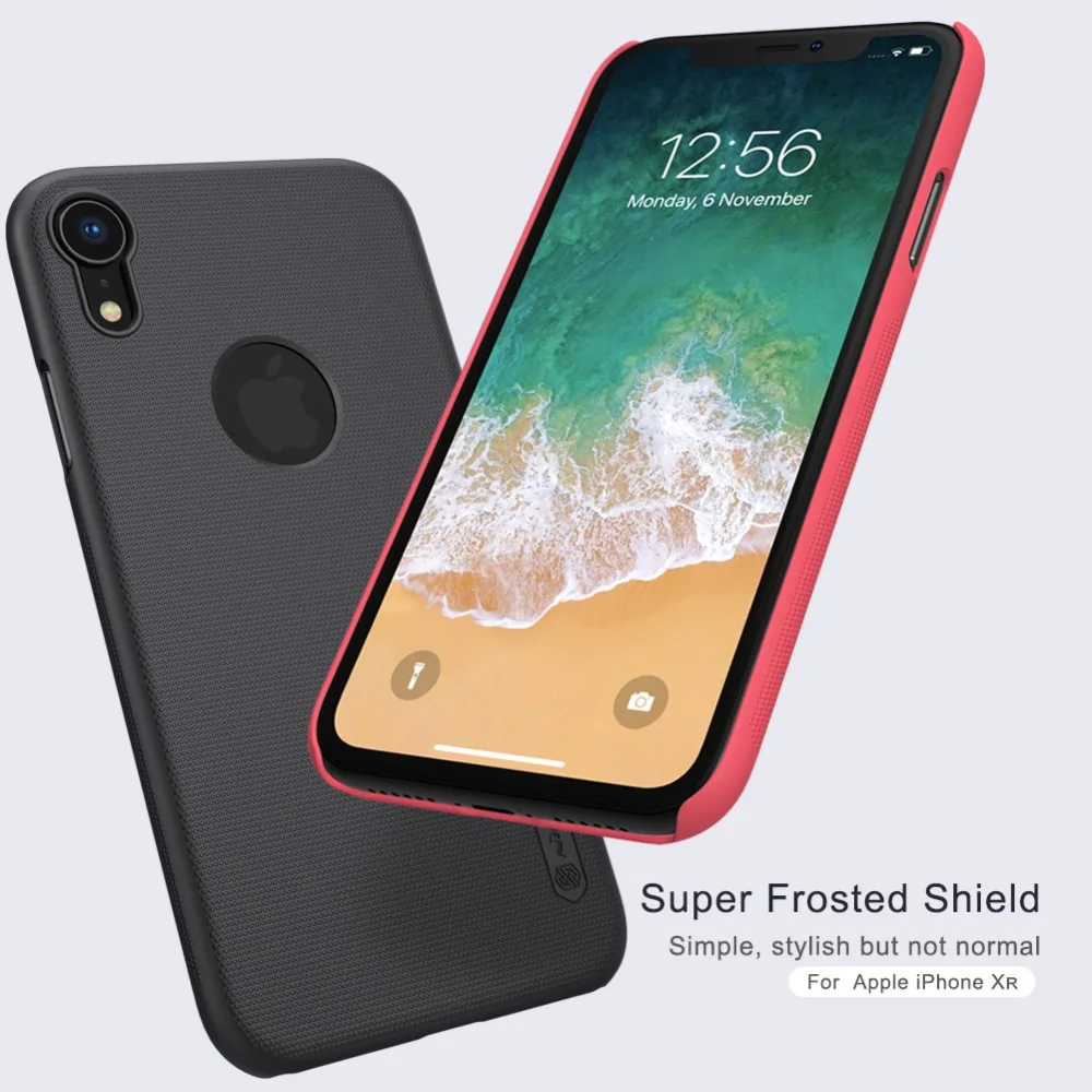 iphone 8 plus case for iPhone XR Case Nillkin Super Frosted Shield for iPhoneXR Hard PC Back Cover Ultra-Thin Case for iPhone XR Nilkin Phone Case iphone 7 cardholder cases