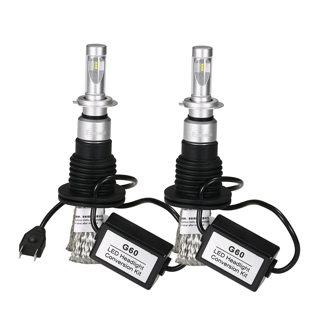 LED Car Headlights H1 H4 H7 H8/9/11 9005 9006 Plug Type 2700 Lumens