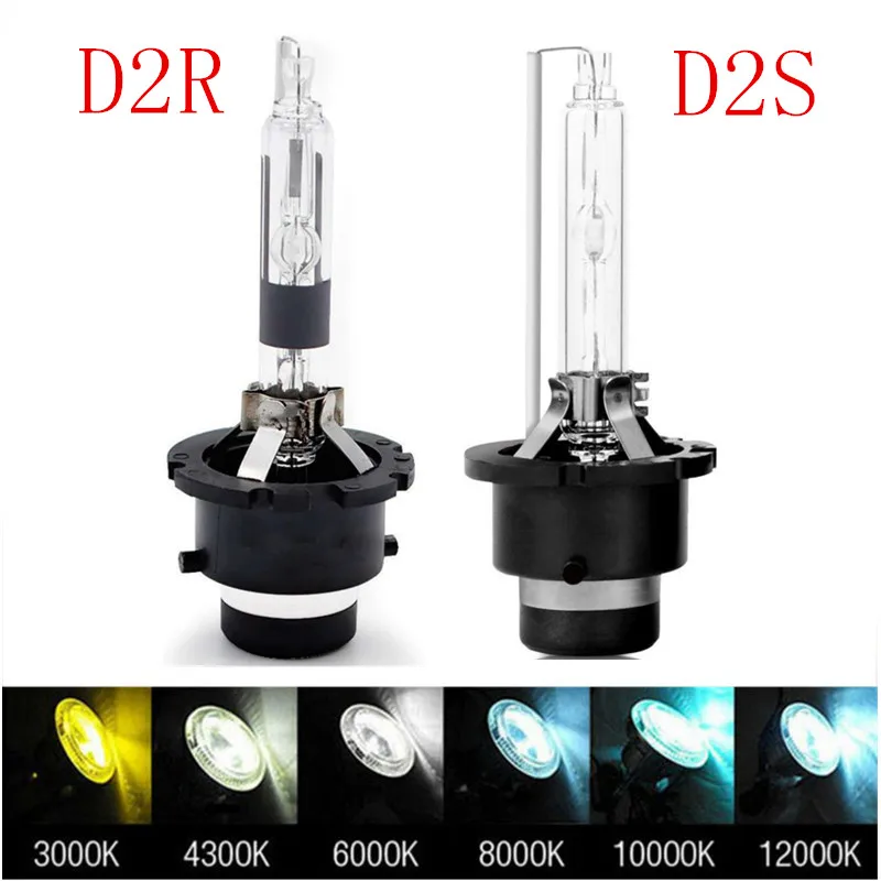 2Pcs 6000K D2S HID XENON Car Headlights Xenon D2R HID Bulb Car Head