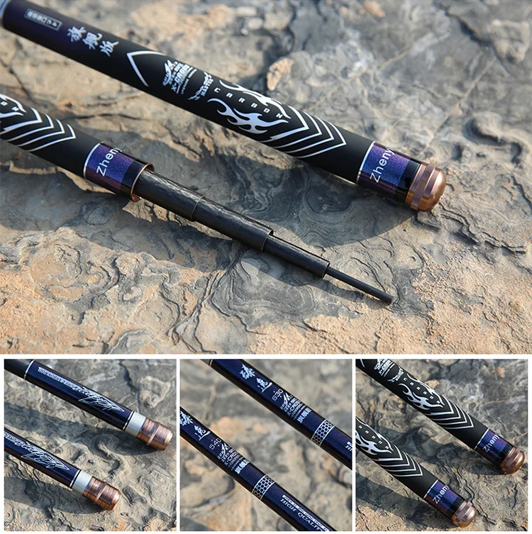 Canne a Peche Vara de Pesca para Peixes Canas de Pesca Equipamento de Pesca Tonalty Superhard Pólo Taiwan Grandes 7.2 m Mão Ultraleve 28 5 h 17 Peixes Grandes 7.2 M Pólo Mão Ultraleve