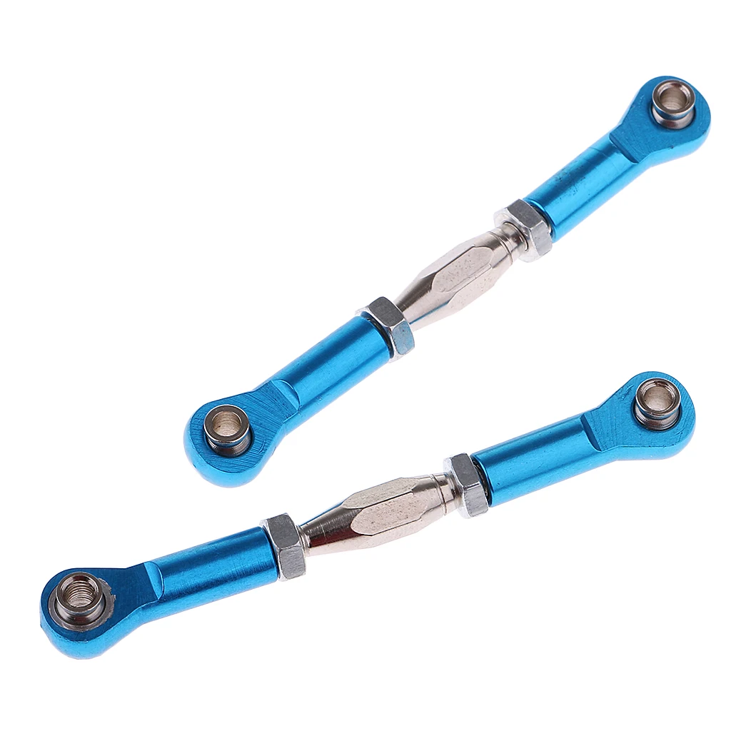 6Pairs Metal Front Rear Link Rods Linkage Turnbuckle 166617 166017 106017 for Redcat HSP RC Truck