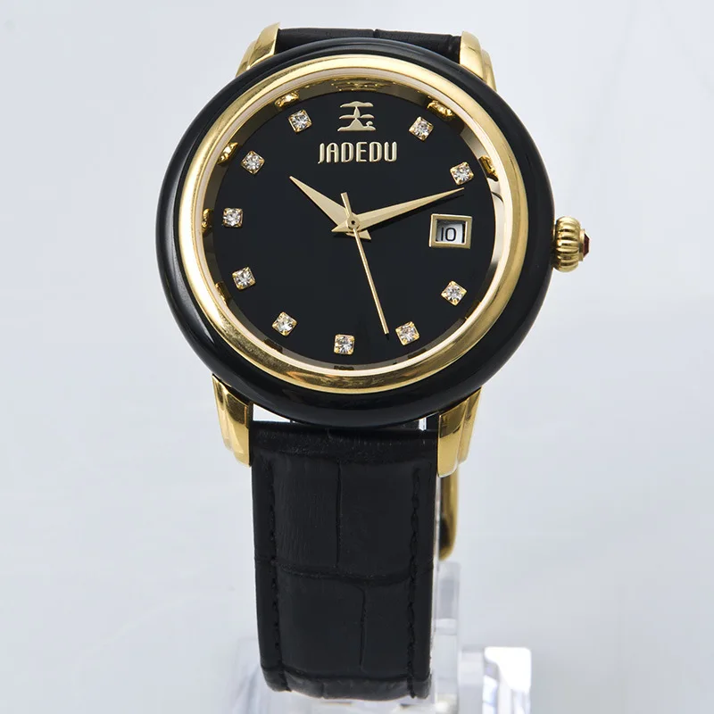 

Jade Hotan Dark Jade Wrist Watch Originality Women's Mechanics Wrist Watch Wrist Watch Gift Surface Fashion Casual WT106