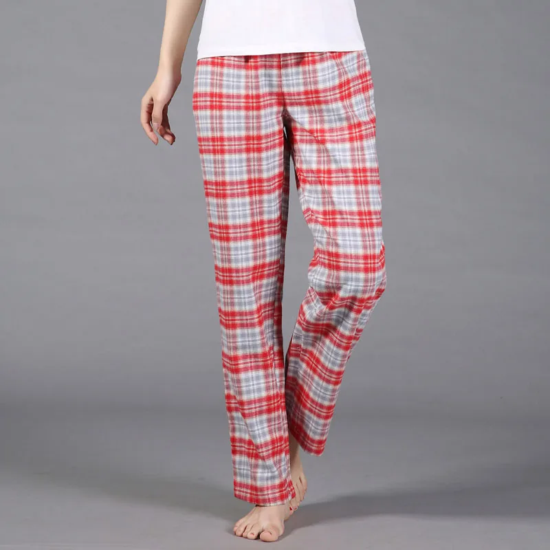Thicken 100% cotton women bottoms pants loose sexy plus size lounge sleepwear bottoms for women home trousers pijamas