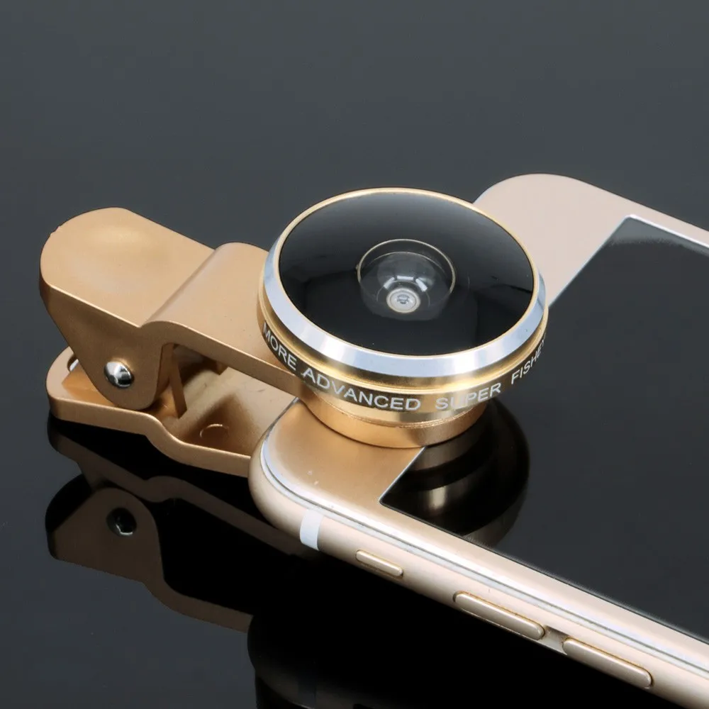 Phone Lens Telescope Wide Angle Lens 235 Degree Universal Mini Clip