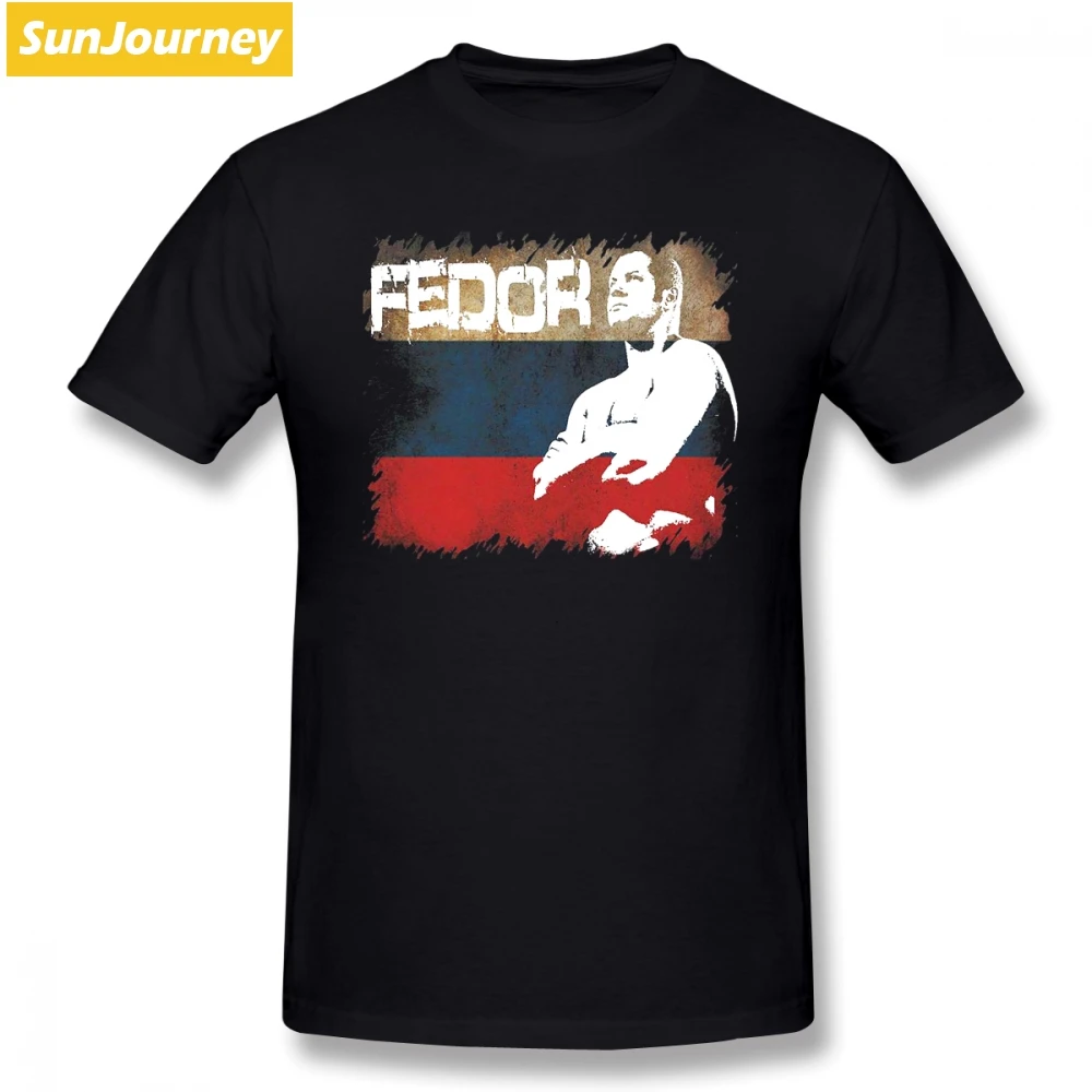 Top Designing Men's T-shirts Fedor Emelianenko Short Sleeved Cotton O-neck Plus Size T-shirt For Adult Camiseta | Мужская одежда