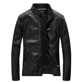 

2020 Spring New Stand Collar Chaqueta Biker Jacket Hombre Good Quality Multi Colors Mens Motorcycle Jackets