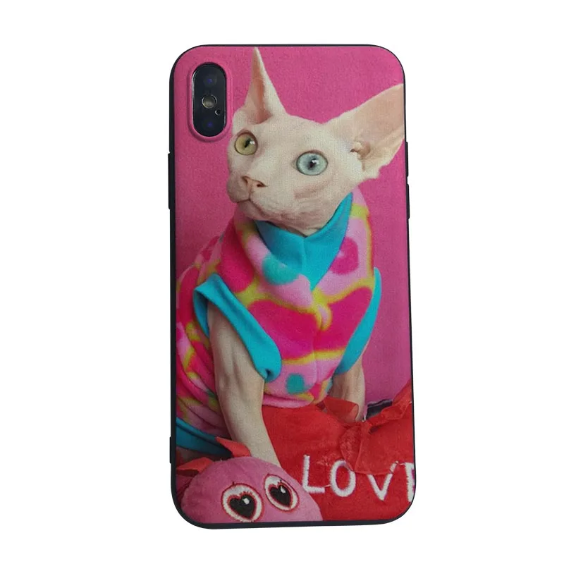 Чехол для телефона MaiYaCa Black sphynx cat чехол iPhone 8 7 6 6S Plus X XS MAX 5C 5 5S SE XR 10|Чехлы-накладки| |