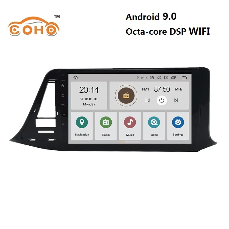 

Car audio Android 9.0 8-core 4/64G for TOYOTA CHR Right Hand Drive with Radio BT GPS Carplay DSP support SWC and WIFI