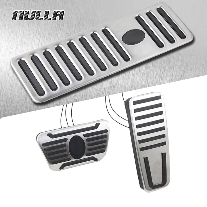 NULLA LH Stainless For Maserati Ghibli Quattroporte 2014 2015 2016 2017 Footrest Pedal Fuel Gas Accelerator Pedals Pad Extension |