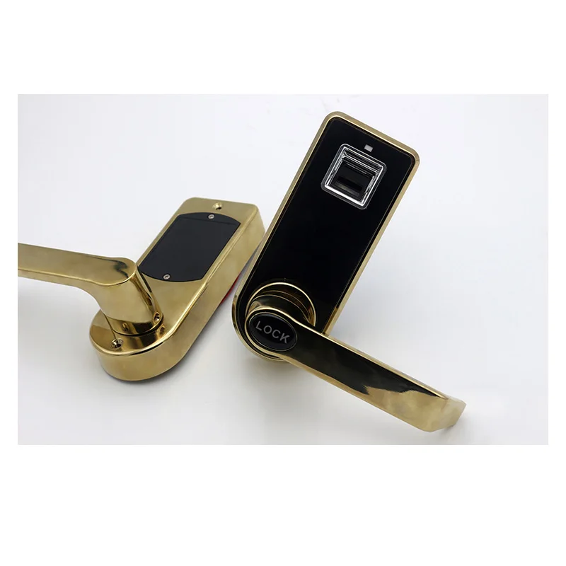  LACHCO Biometric Electric Door Lock Digital Smart Fingerprint 2 Keys Electronic Intelligent Lock En - 32738219288