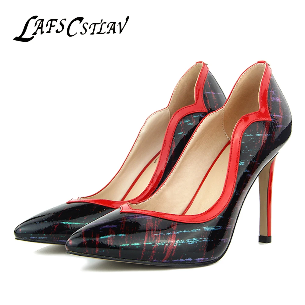 

LAFS CSTLAV High Quality Beautiful High Heel Pumps Women Comfortable Thin Heel Pointed Toe Work Dress Career Summer Lady Elegant