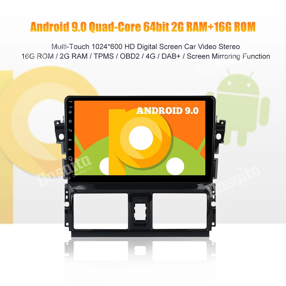 Excellent Android 9.0 Car 1 din car multimedia for Toyota Yaris 2013 2014 2015 2016 Car Radio MP3 Bluetooth 10.2" Touch Screen 0 Excellent Android 9.0 Car 1 din car multimedia for Toyota Yaris 2013 2014 2015 2016 Car Radio MP3 Bluetooth 10.2" Touch Screen 0