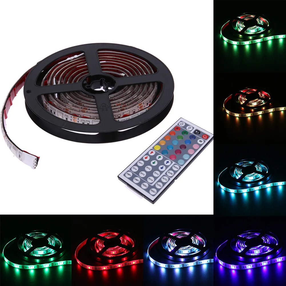4pcs 50cm DC 5V LED 5050 RGB USB Strip Light for TV Bicycle Decoration