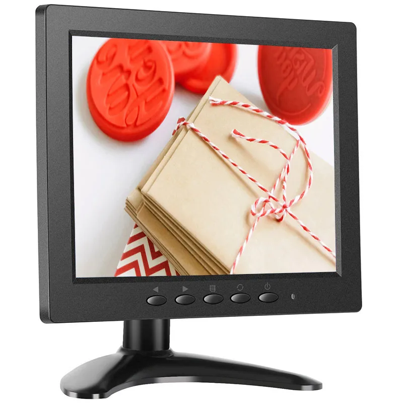 

Zhixianda 8 inch IPS LCD Color Video Monitor CCTV Monitor Screen for PC CCTV Security Remote with AV/BNC/VGA/HDMI/USB input