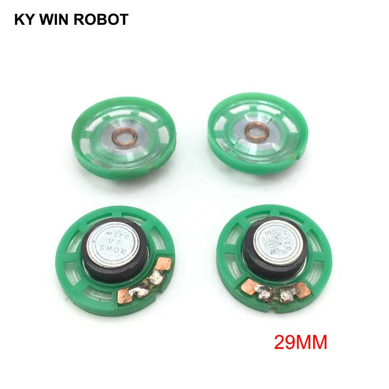 5pcs/lot New Ultra-thin speaker Doorbell horn Toy-car horn 8 ohms 0.25 watt 0.25W 8R speaker Diameter 29MM 2.9CM thickness 9MM 5pcs speaker 8 ohms 0 25 watt 0 25w 8r 8ω diameter 29mm 2 9cm thickness 9mm toy speaker diy electronic