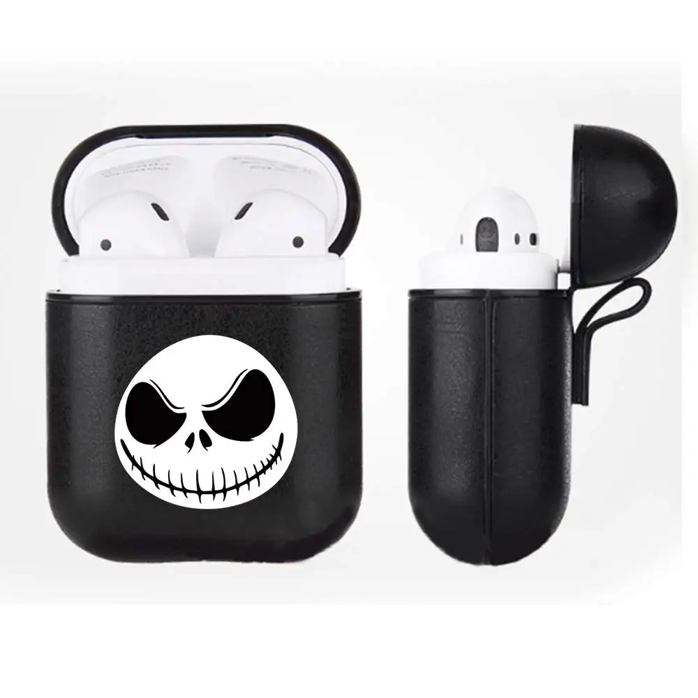 

The Nightmare Before Christmas Jack Airpods Case Wireless Bluetooth Protective Headphone Box Portable Case Cover for Airpods
