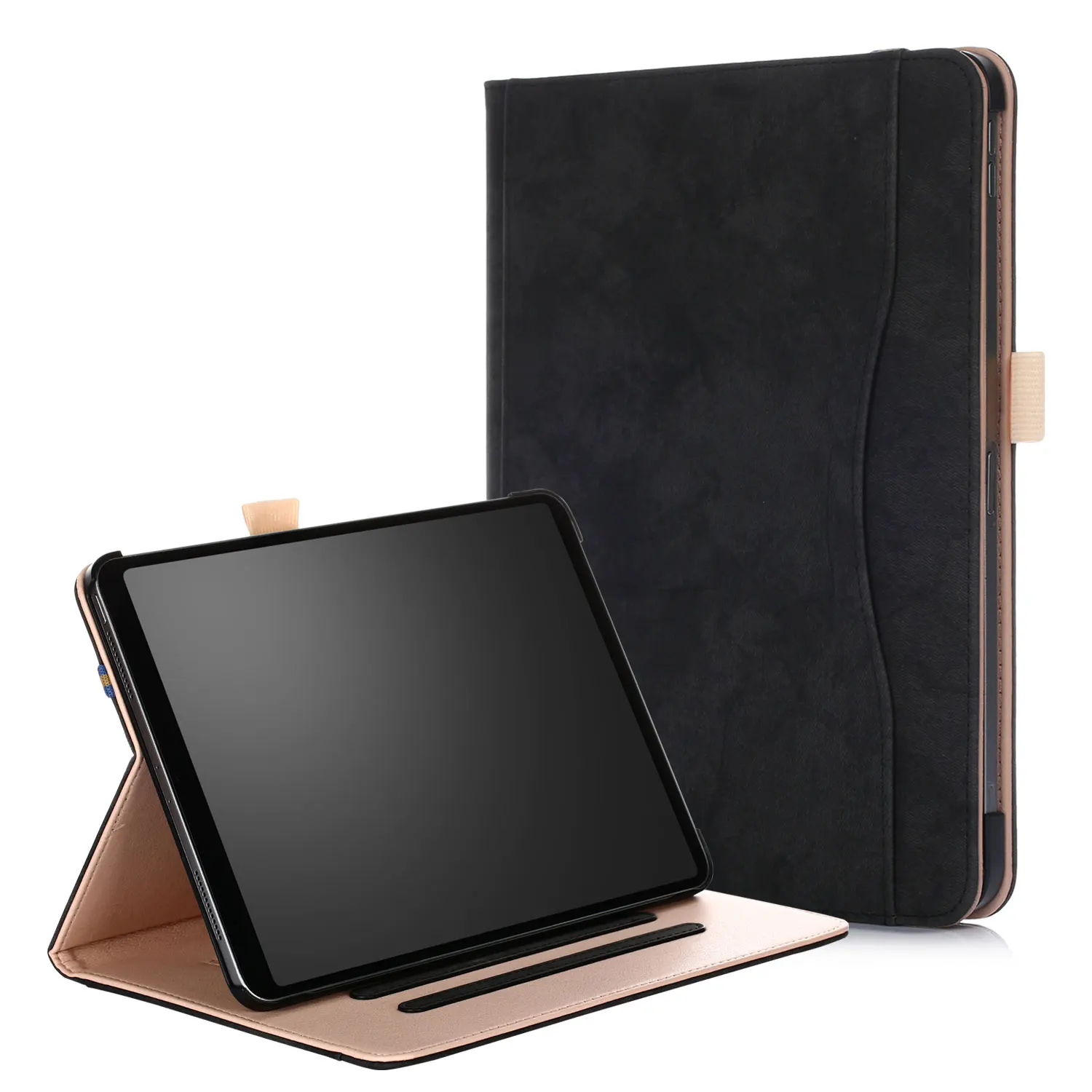 Чехол для iPad Pro 11, простой чехол из искусственной кожи, чехол-книжка с автоматическим пробуждением, чехол для нового iPad Pro 11, выпуск - Color: pro-11-NK-Black