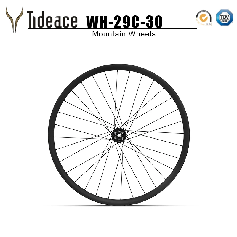 Perfect Light weight 29er 27.5er wheels 30mm width clincher or tubuless compatible Mtb carbon wheelset with Novatec hubs QR or thru axle 3 Perfect Light weight 29er 27.5er wheels 30mm width clincher or tubuless compatible Mtb carbon wheelset with Novatec hubs QR or thru axle 3