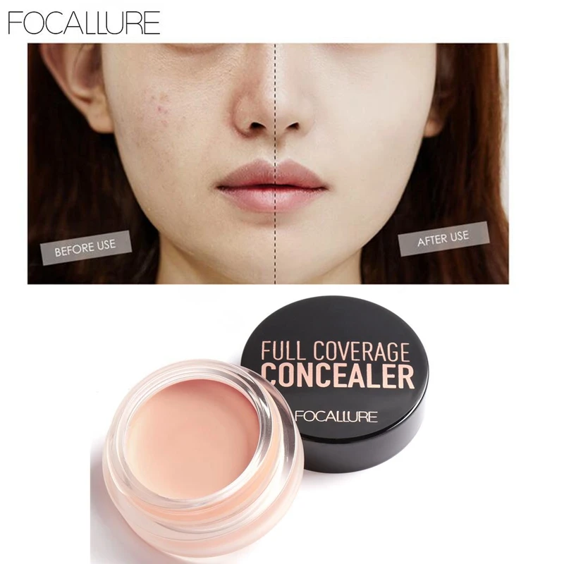 

Focallure 12pc/lot Pro Face Contour Concealer Cream Waterproof Lady Dark Skin Full Cover Face Foundation Makeup Concealer