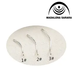 MADALENA SARARA ювелирных изделий стерлингового серебра прямой валиковый шов S изогнутые трубки для изготовления ювелирных изделий шт. 6 шт