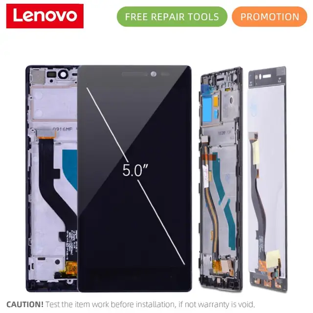 Дисплей для LENOVO Vibe X2 LCD в сборе с тачскрином на рамке Оригинал черный