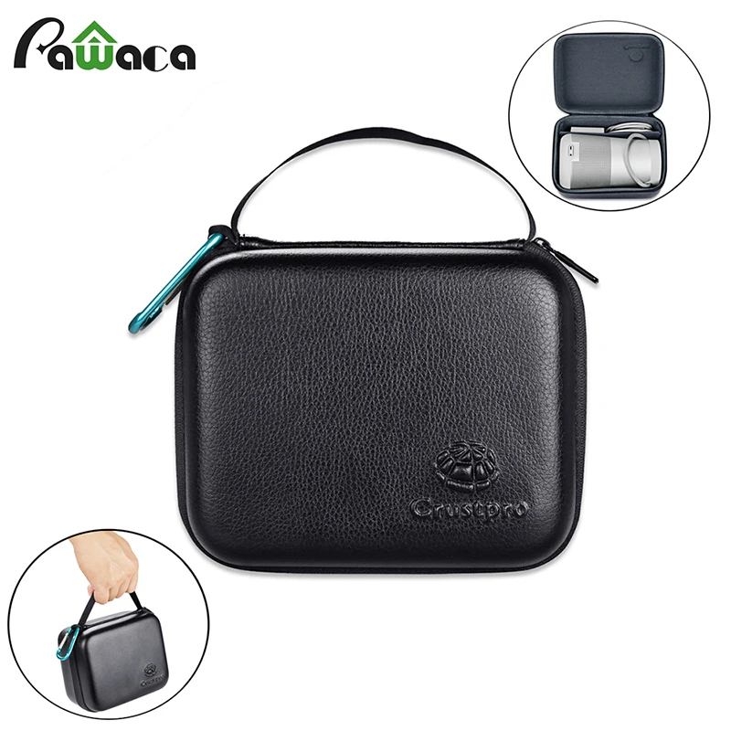 

Travel Carrying Organizer Black PU Protective Hard Case Bag for BOSE SoundLink Revolve Bluetooth Speaker storage box 2 styles