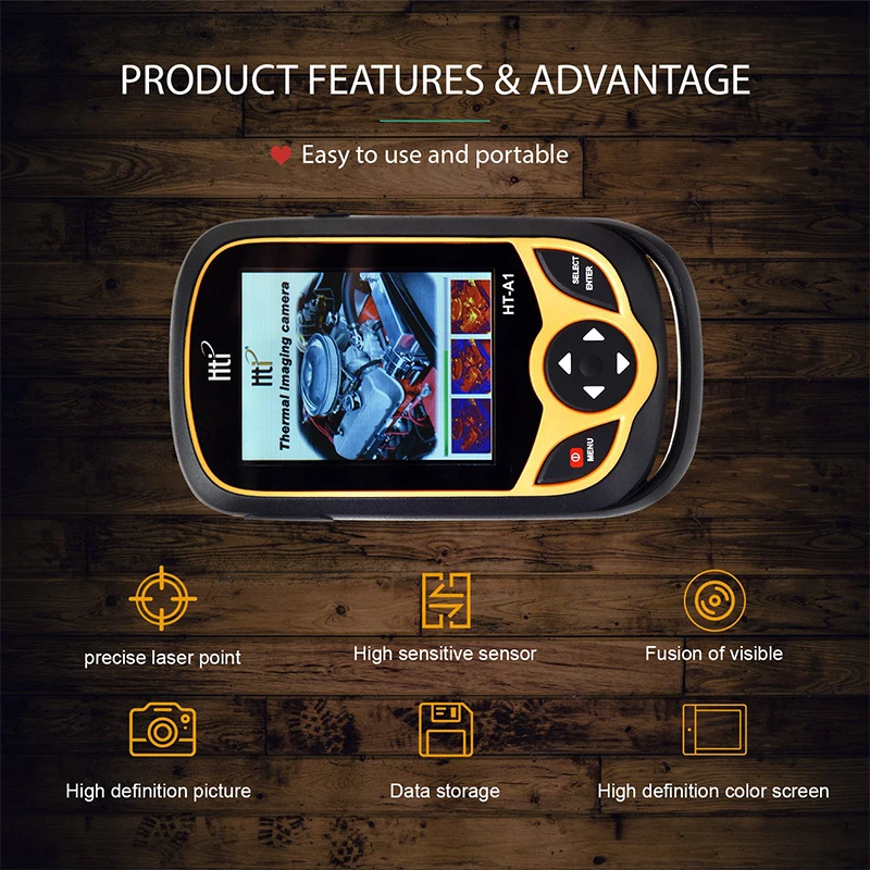  IR Thermal Imager Professional Handheld HD Infrared Thermal Imager Portable IR Thermal Imager Infra