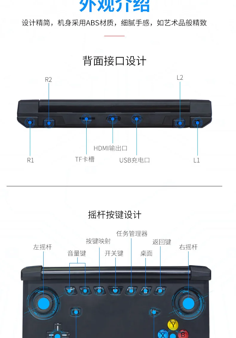 Coolbaby X18 Andriod портативная игровая консоль 5,5 дюймов 1280*720 экран MTK8163 четырехъядерный 2G ram 16G rom видео Портативный игровой плеер