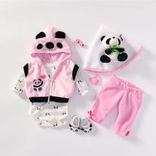 Nicery ручная работа Кукла Одежда Аксессуары дизайн для 20-22 дюймов 50-55 см Reborn Baby Doll комплекты одежды