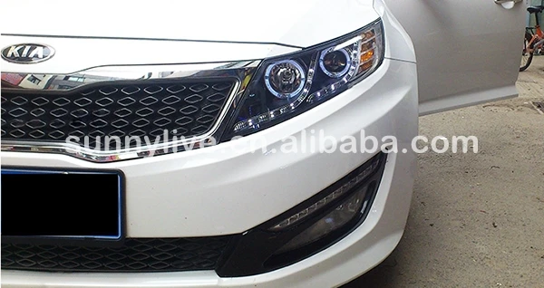 Для KIA Optima K5 светодиодный головной фонарь ангельские глазки 2011-2012 год LF