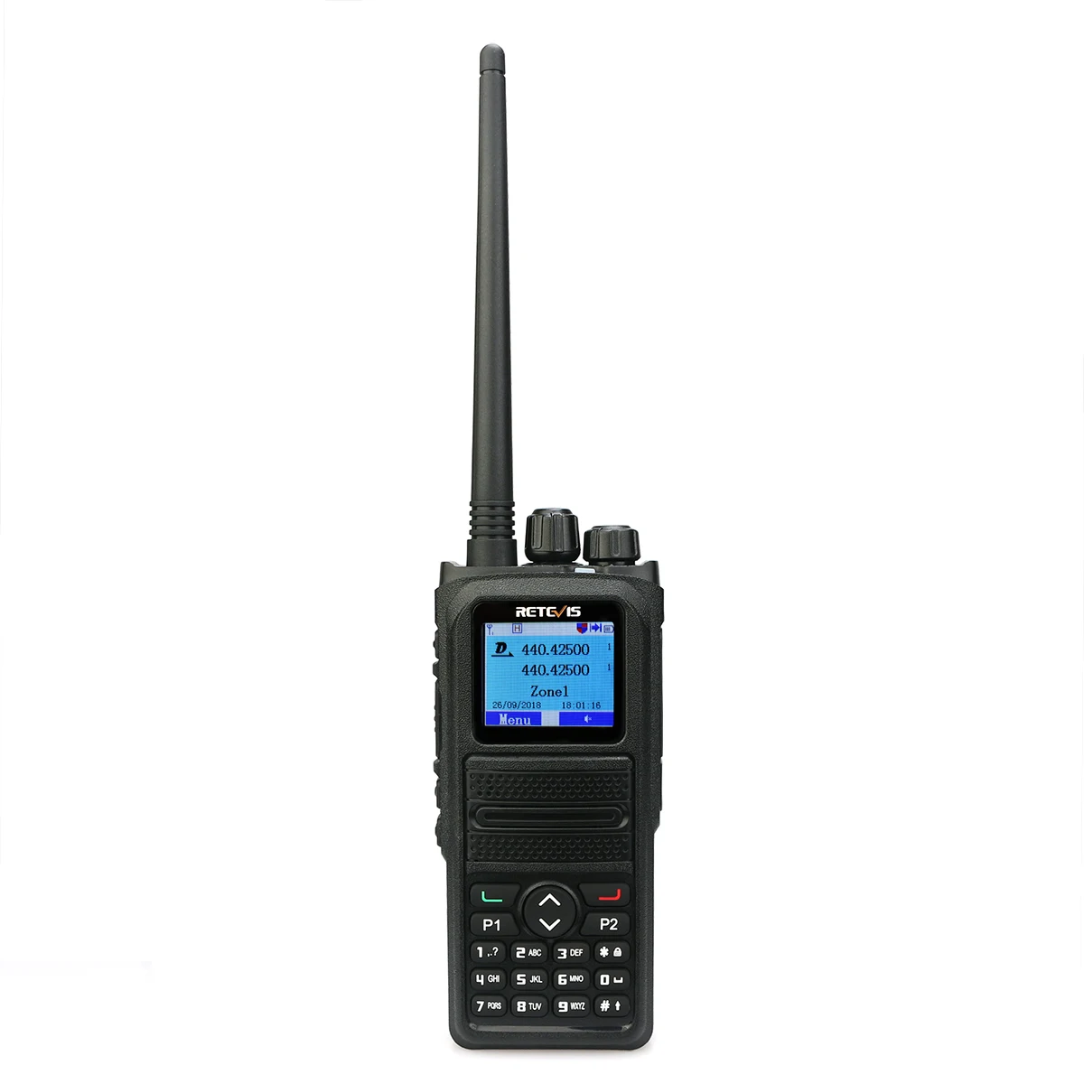 

Retevis RT84 DMR Dual Band Walkie Talkie 5W VHF UHF DMR Digital/Analog Two way Radio Transceiver High Quality Harm Radio