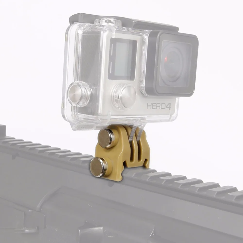 20 мм Пикатинни охотничий Адаптер для винтовки для спортивных камер GoPro SJCAM страйкбол пистолет рельсовый прицел Комплект для крепления
