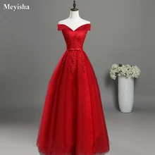 ZJ7027 сексуальные кружевные длинные красные розовые платья для выпускного вечера с открытыми плечами Формальное вечернее платье для выпускного вечера размера плюс