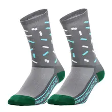 1 пара профессиональных спортивных велосипедные носки мужские женские стойкие дышащие средней длины тренировочные носки для спорта на открытом воздухе