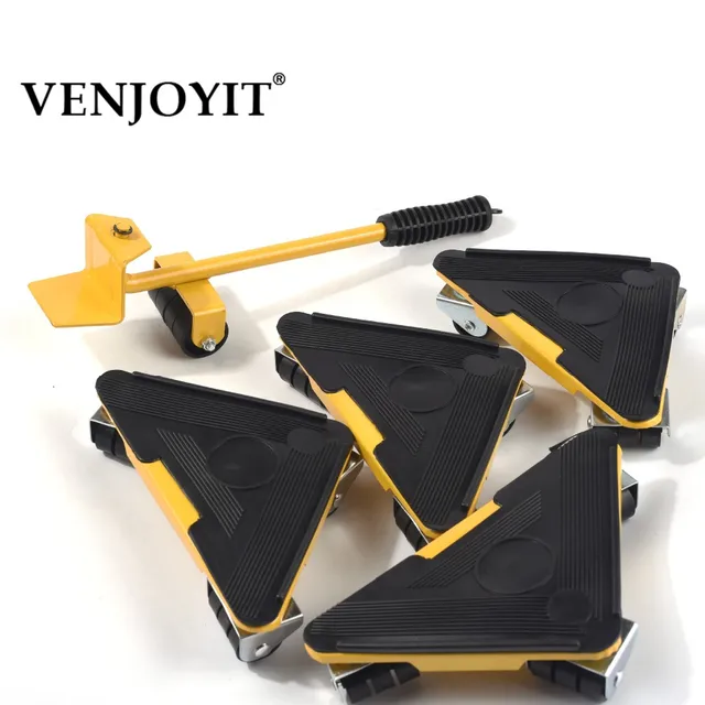 400 a 500 kg, resistente y ajustable de 180 /°, para mover muebles grandes Juego de herramientas de transporte y elevaci/ón de ruedas Riiai Easy Move