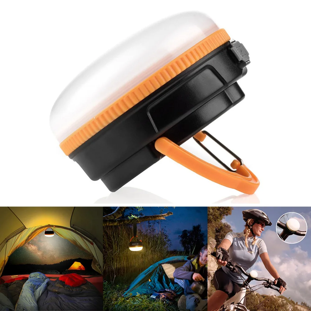 Outdoor Portable Emergency Camping Tent Lamp Hanging Soft Light LED
