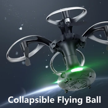 

Hot Fashion Ball Folding MINI Racing WiFi FPV Flying RC Drone 450C w Speed Switch 3D stunt APP Control Remote Control Quadcopte