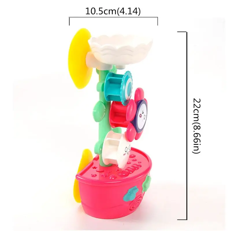 Fill Flow And Spin Flower Bath Toys With Watering Pot For Toddlers Babies Kids 1 2 3 Year Old Boys Girls Bathtub Toys Bath Wall Fill Flow And Spin Flower Bath Toys With Watering Pot For Toddlers Babies Kids 1 2 3 Year Old Boys Girls Bathtub Toys Bath Wall