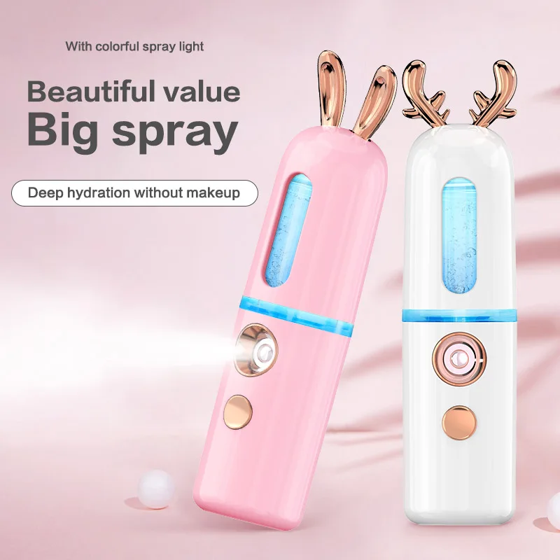 

Portable nano sprayer facial moisturizer face care sprayer Mini USB interface beauty spray apparatus