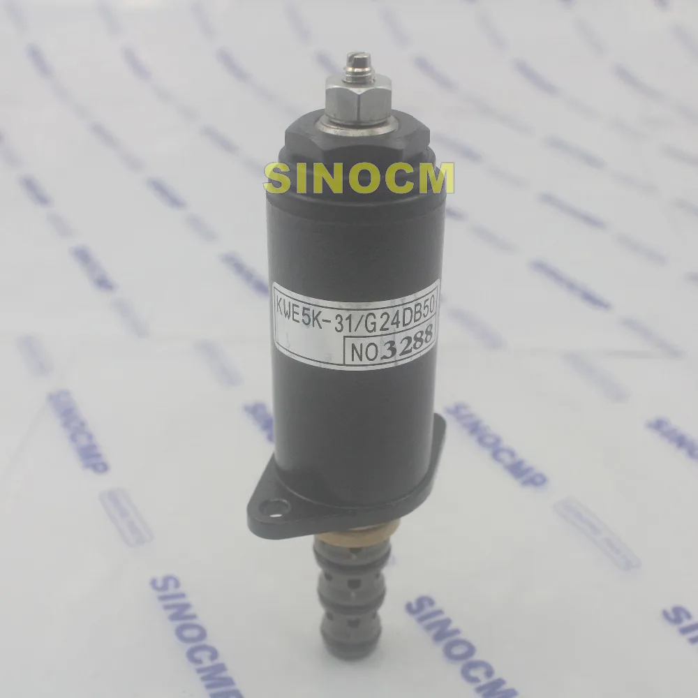 Электромагнитный клапан экскаватора Kobelco YN35V00050F1 KWE5K 31/G24DB50|valve|valve solenoid |