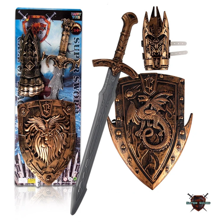 Гик король детские игрушки мечи Shiled лук и стрела Меч Щит присоска ...