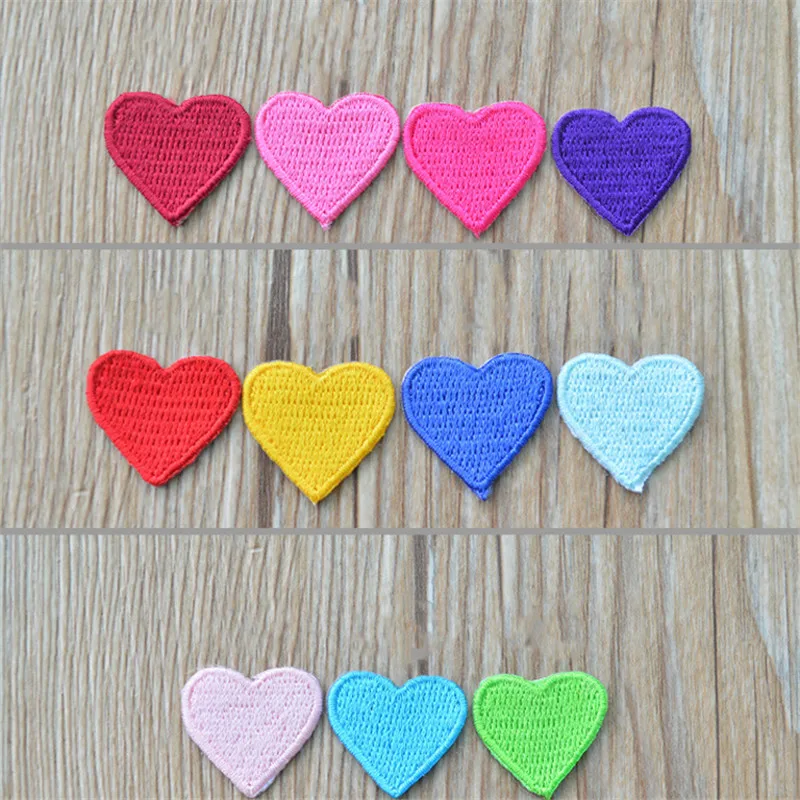 Звезда сердце аппликация Костюмы Вышивка патч гладить на Нашивки DIY Мотобрюки