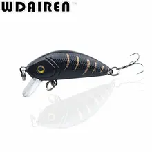 1 PCS 5 cm 3.6g topwater Swim Isca De Pesca Japão Artificial Crank Duro Isca de Pesca Wobbler Mini inverno leurre pesca Enfrentar WD-201