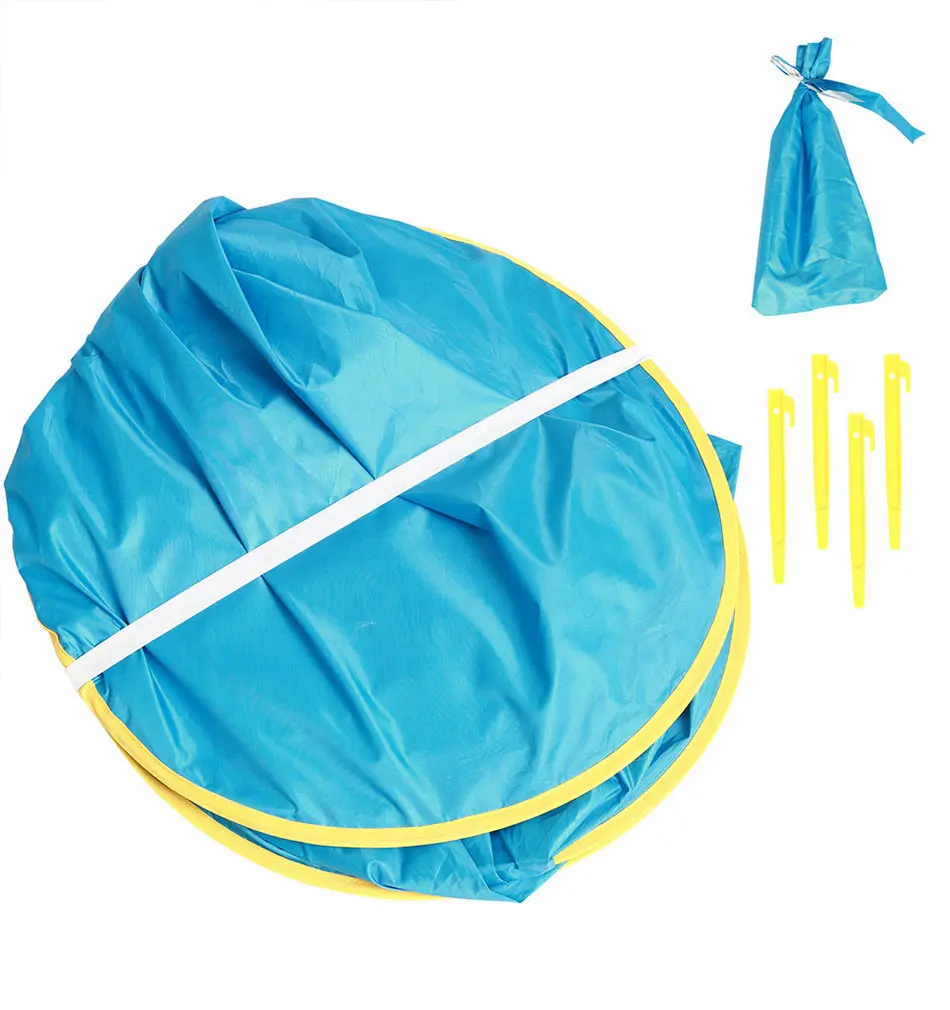Летний детский пляжный тент с защитой от ультрафиолета, солнцезащитный тент с бассейном, водонепроницаемый тент, детская палатка, детский домик, Пляжная палатка