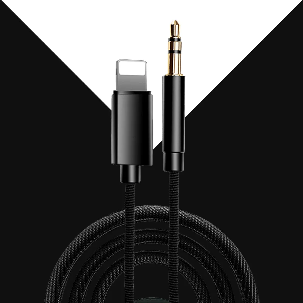 Адаптер для наушников с разъемом 3 5 мм AUX кабель автомобильный аудио Iphone X XS MAX XR 7 8