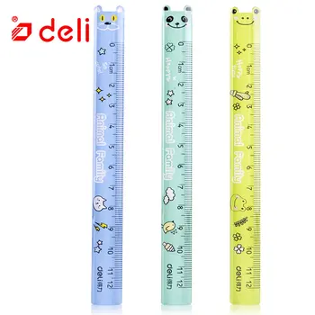 

Deli 3pcs Ruler Measuring Straight Ruler Math Geometry Tool 2018 New Promotional Gift Drawing Student Stationery School Supplies