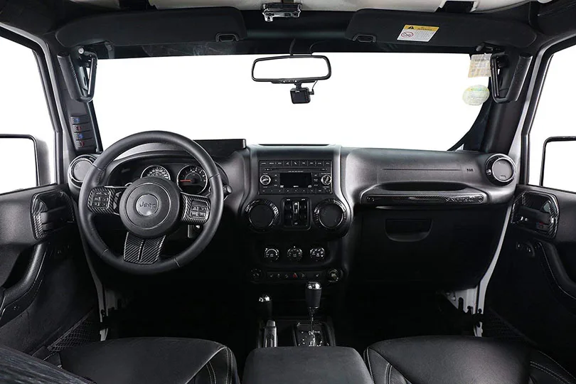 Внутренняя крышка рулевого колеса литье отделка гарнир для Jeep Wrangler JK и