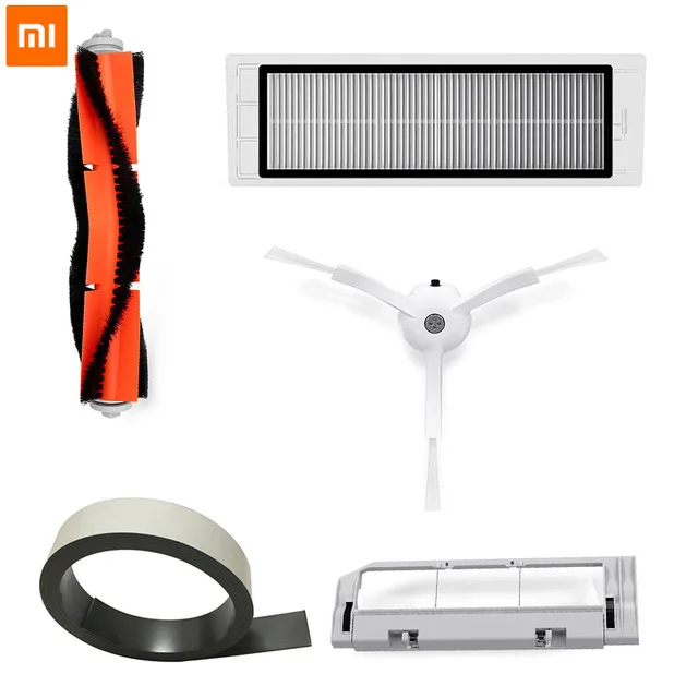 Пылесос Xiaomi для виртуальных стен, основная щетка, боковая щетка, крышка основной щетки для пылесоса Mijia/Roborock