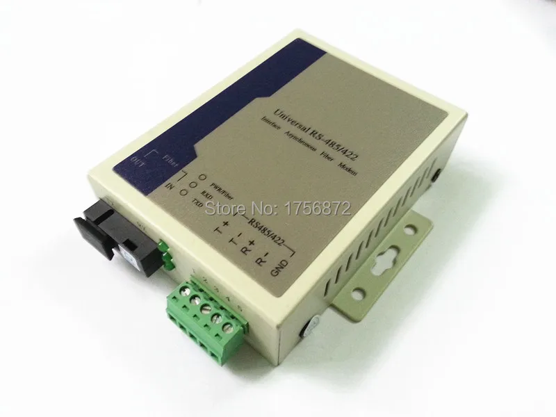 

1pair RS485/422 to Optic Fiber Modem Singlemode SC 20km rs485/422 to ethernet fiber converter